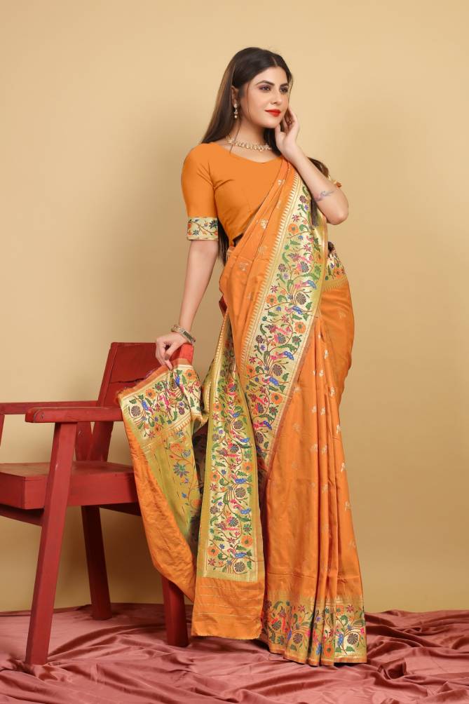 Munnar paithani Soft Silk Designer Sarees Catalog